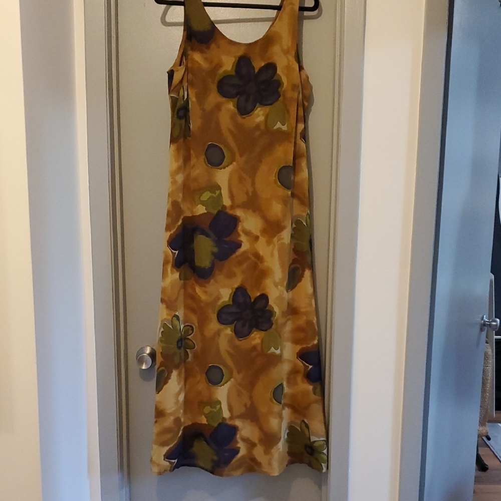 Floral Sleeveless Dress - Multicolor